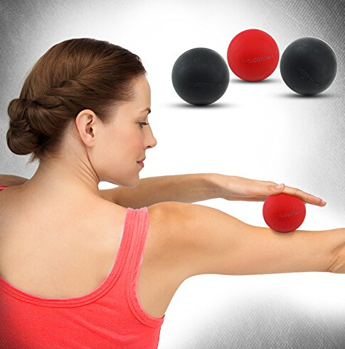 Lacrosse ball for massage function