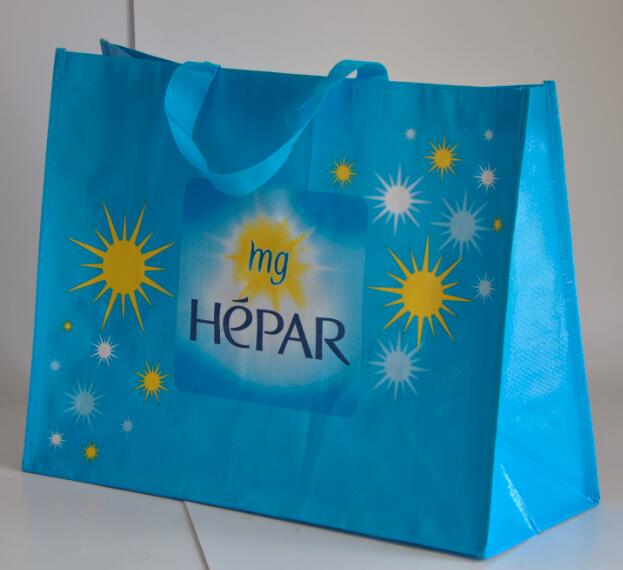 Lamination PP Woven Tote Bag for Grocery