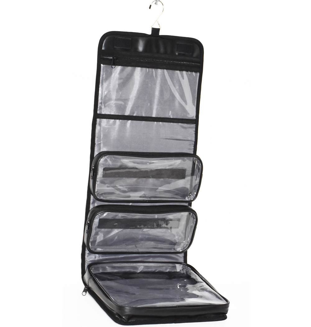 Custom Large Hanging Foldable Toiletry Bag for Travel