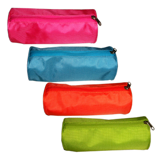 Round Zipper Stationery Pencil Bag Case Pouch