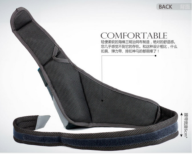 Hiking Trekking Sports Waist Bag with Bottle Pocket