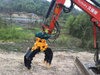 Digger Attachment Hydraulic Rotating Wood Grapple for Excavator