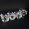 200ml crystal custom rocking whiskey glasses Vintage personalized glass whisky tumbler with sand etched