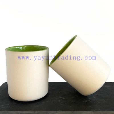 Cheap Price Custom Design Round Bottom Ceramic Candle Jar With Lid