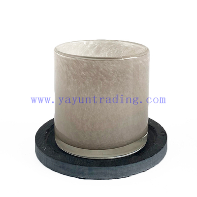 Popular 8oz Glass Candle Jar Opaque Handmade Candle Vessel for Candle Making