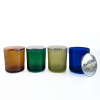 Best Selling Round Bottom 12oz Glass Candle Making Holder/jar/vessel
