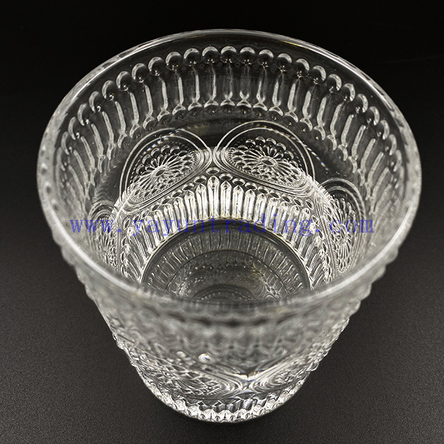 Hot Sale Stemless Clear Transparent Fashioned Cocktail Glass Whiskey Tumbler