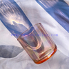 Wholesale Holographic Customized Scented Iridescent Pink Candle Glass Jars
