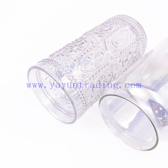 Wholesale Electroplating Rainbow Effect Wine Glass Cup Water Tumbler