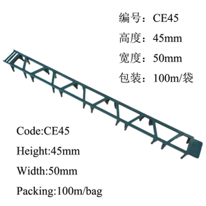 45mm Height Continuous Plastic Spacer Applied in Civil and Construction of Building