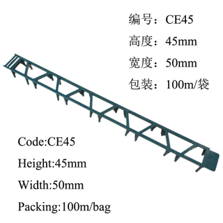 45mm Height Continuous Plastic Spacer Applied in Civil and Construction of Building