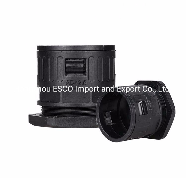 Straight Quick Connector for Flexible Pipe Plastic, Corrugated Flexible Pipe