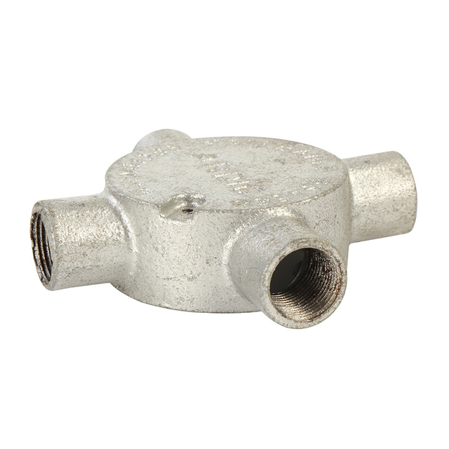 Customized Juction Box Steel Malleable 4 Way Intersection Metal Boxes Galvanized Fitting