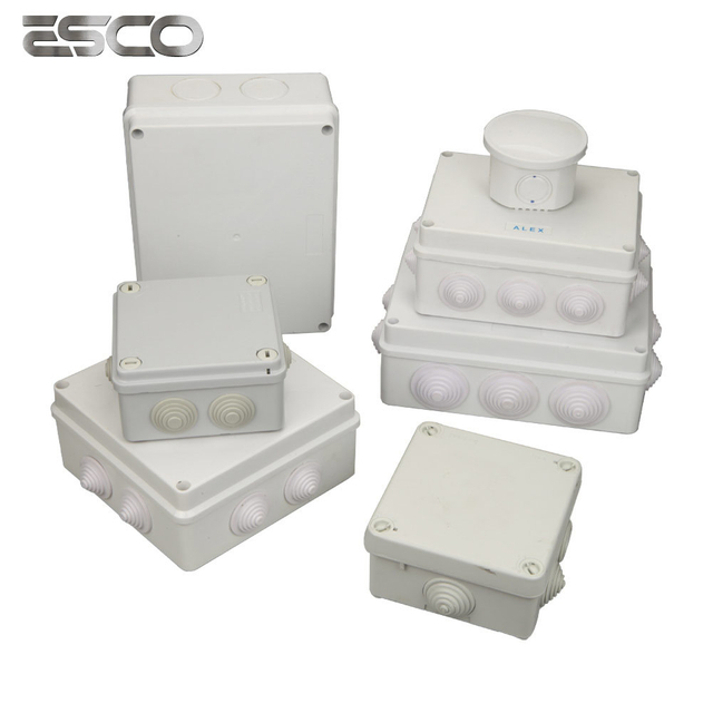 Customized Waterproof Outdoor Enclosure PVC Junction Box with Rubber Seal