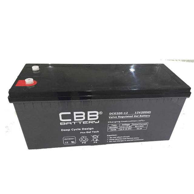 12V200AH Deep Cycle Gel Battery DCG200-12 -CBB