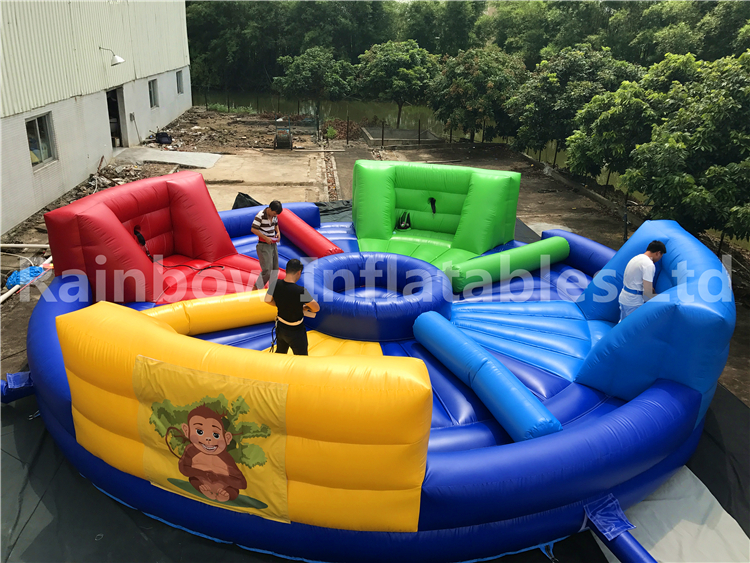 RB91019-1（dia 9m ）Inflatables four people fierce ball game