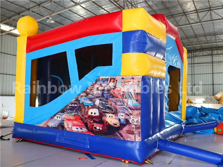 RB2009-1（4x4m） Inflatables Auto Story Combo For Amusement