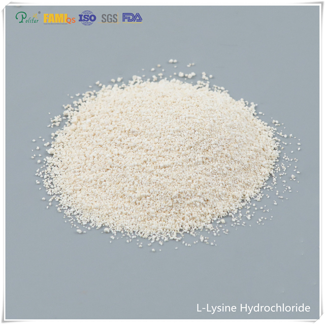 Clorhidrato de L-lisina 98,5% grado de alimentación cas no.657-27-2