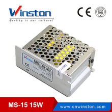 CE ROHS Aprobado MS-15W Mini tamaño LED Unidad de fuente de alimentación conmutada / adaptador con CE