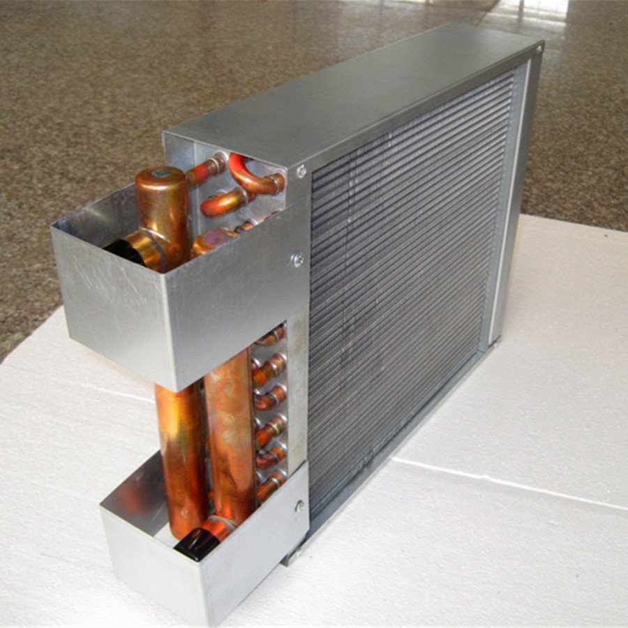 Bobina de radiador intercambiador de calor de agua a aire para horno de madera al aire libre 20*20