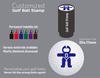 Circle Indelible Ink Plastic Golf Ball Stamps