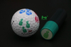 Personzlied Round plastic Golf Ball Stamps Dia.12mm 