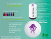 Round plastic Golf Ball Stamps 