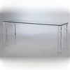 Wholesale High End Console Table Acrylic Antique Chinese End Table Lucite Italian Corner Table