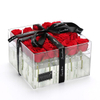 Wholesale Clear Acrylic Flower Display Box Fashion Lucite Gift Box Plexiglass Shoe Box