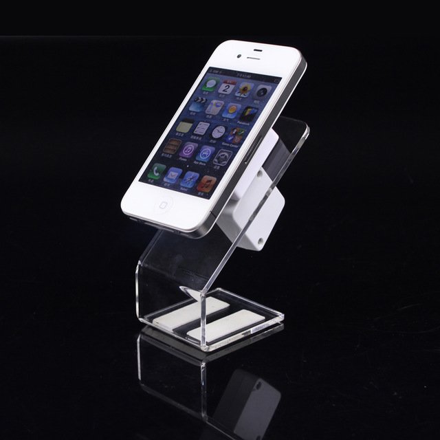Simple Lucite Plastic Clear Transparent Acrylic Phone Cell Phone Display for Wholesale