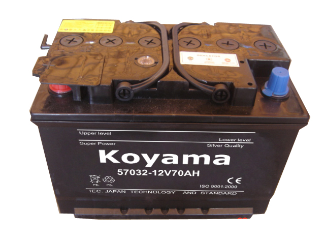 DIN Dry Charged Auto Battery 
