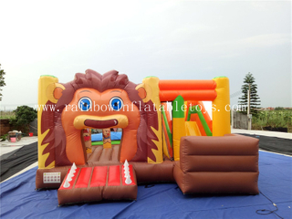 RB1069(5.1x5x3.2m) Inflatables Large Size Customized Lion Bouncer Castle For Commercial Use