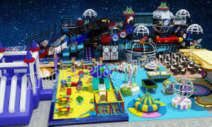 Parque de diversões interno macio de diversão de crianças 6630B