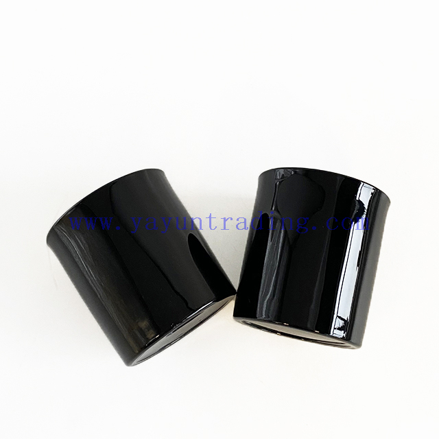 Custom Color Shiny Black Glass Candle Holder With Electroplated Black Lid