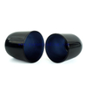 Wholesale 3oz 5oz 6oz 7oz 8oz 10oz 13oz 15oz 16oz 20oz Shiny Black Cylinder Glass Candle Bowls