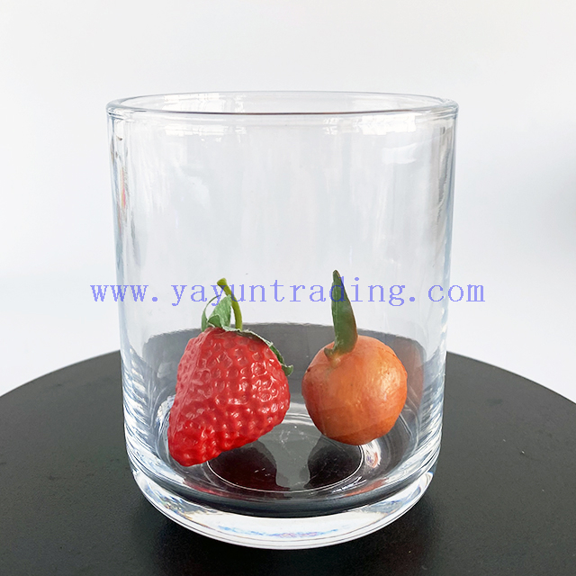 Custom Unique 8oz 12oz And 16oz Glass Empty Unique Glass Candle Jar
