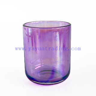 Wholesale 16oz Purple Glass Candle Jar for Candle Making
