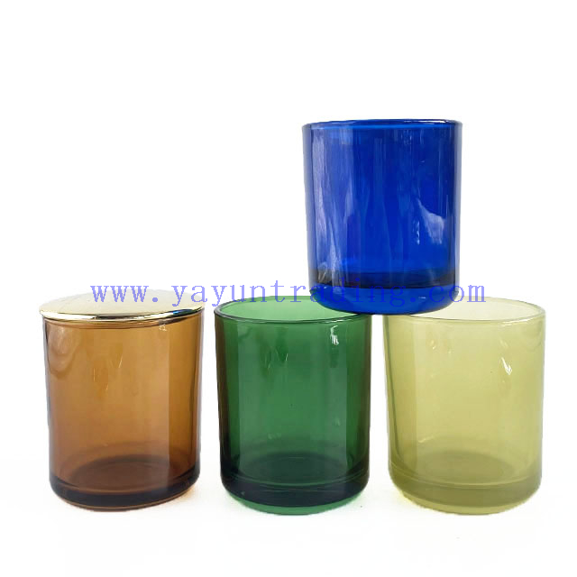 Best Selling Round Bottom 12oz Glass Candle Making Holder/jar/vessel