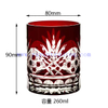 High Quality Tumbler Handmade Wine Glass Cups Whisky Glass Deep Etched Crystal Cup