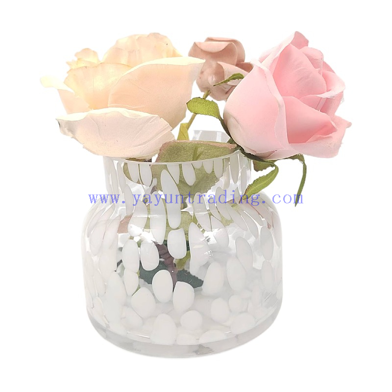 Yayun handmade 2024 iridescent leopard candle jar