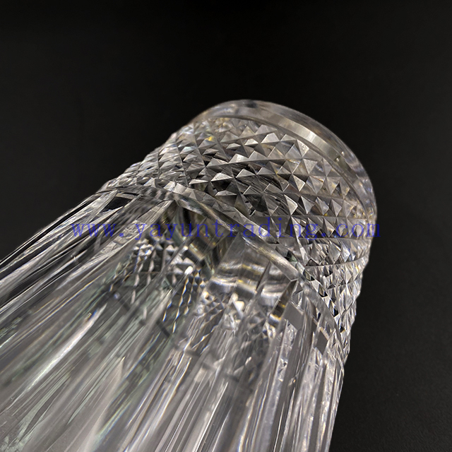 Drinking Glass Hand-cut Glass Whisky Tumblers Horn Shape Clear Transparent Cup