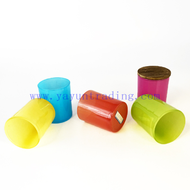 Hot Selling Luxury Colorful Home Decor Empty Custom Container With Lid