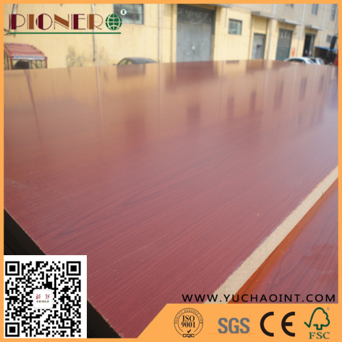 White Color Melamine Laminated MDF for Making Furniture