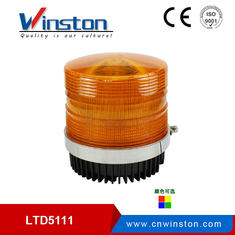 LTD-5111 LED Pequeñas luces de advertencia intermitentes DC12-36V AC36V-240V