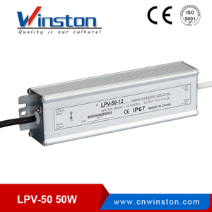 LPV-50 50W светодиодный драйвер водонепроницаемого питания для бассейна