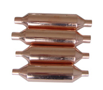 Acumulador de tubo de cobre girado para geladeira