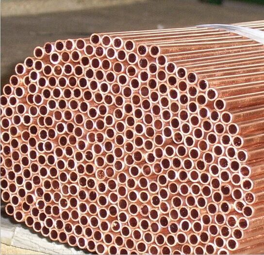 Tubo de cobre de bobina de panqueca para ar condicionado
