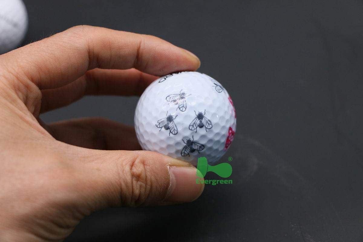 Plastic round golf ball stamps A11 Dia.11mm Indelible ink 