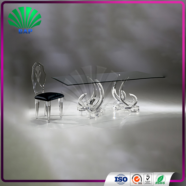 Modern Acrylic Low Height Tea Table Clear Plexiglass Coffee Table ...