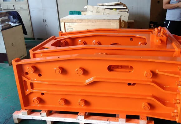 Custom painted and size hydraulic breaker for OEM client